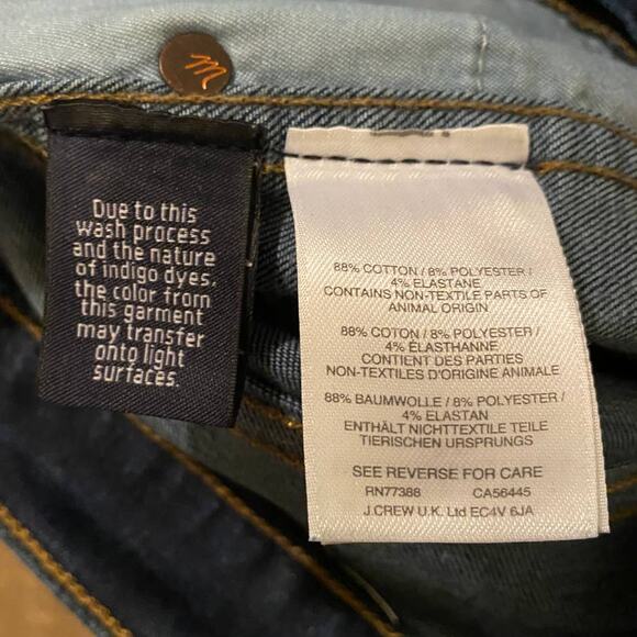 Madewell 10" High-Rise Skinny Haynes Dark Vintage Wash Denim Jeans, Size 25 - Picture 10 of 13